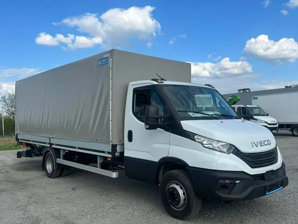 Iveco Daily 70C16H3.0 борт-тент з гідробортом 7,2 т, Дніпромотор