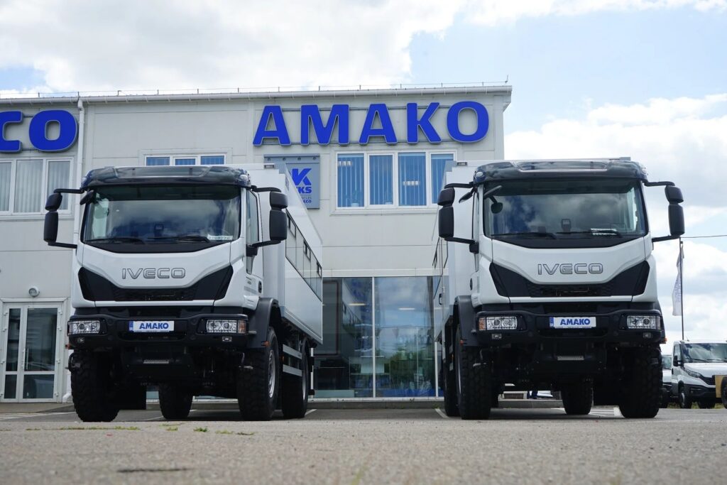 Повнопривідний вахтовий автобус 4х4 на шасі IVECO EuroCargo ML150E28WS-E5